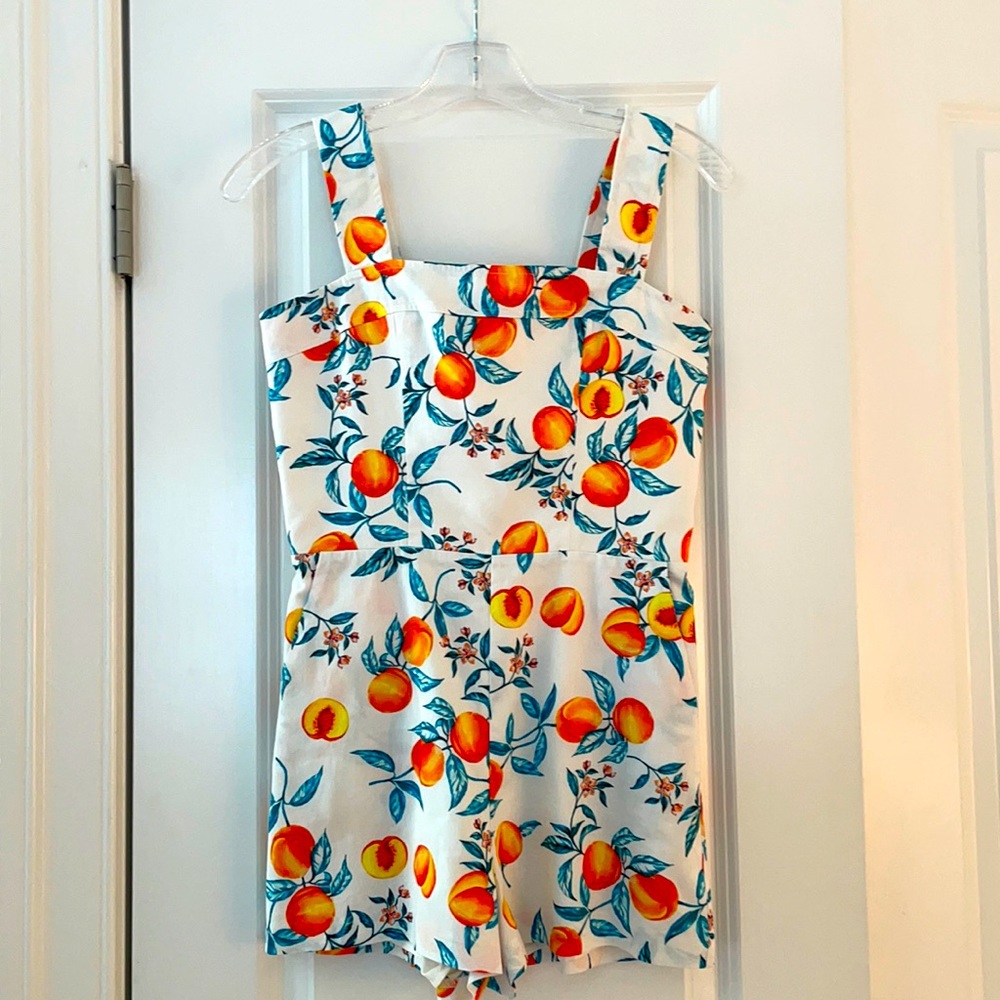 Amanda Uprichard Ace Romper in Peaches - Picture 3 of 5